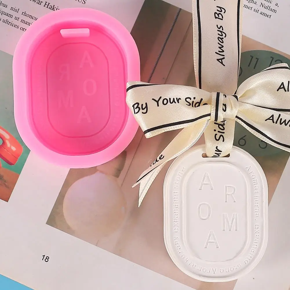 DIY Silicone Soap Molds Car Pendants Multi-purpose Aromatherapy Mould For Making Soap Candles Chocolate Candy Ice Cubes