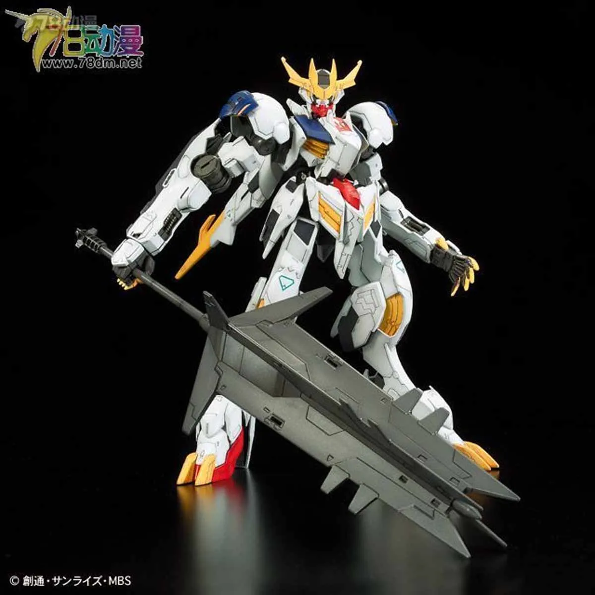 Bandai Original Gundam Model Kits FM 1/100 FULL MECHANICS Anime Action Figure ASW-G-08 GUNDAM BARBATOS LUPUS REX Model Toy Gift