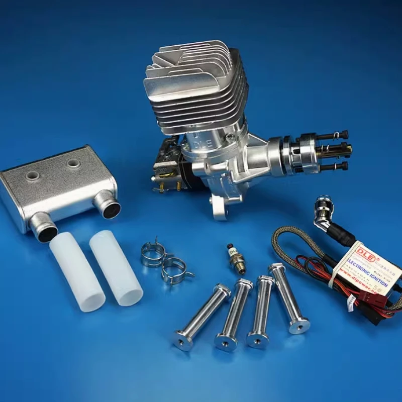 Original DLE 55CC DLE55RA Single Cylinder Two-stroke  Engine with Rear Exhaust for RC Airplane