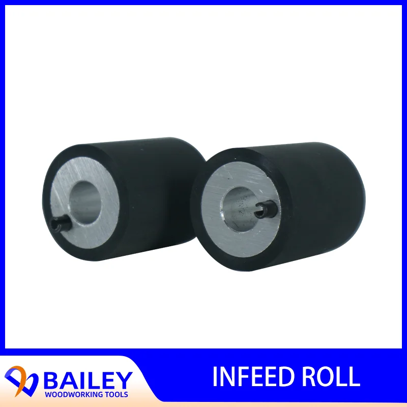 BAILEY 1 par de rodillos de alimentación de goma originales de 33,2x40mm para herramienta de carpintería Homag Edge Bander 2-007-11-1280