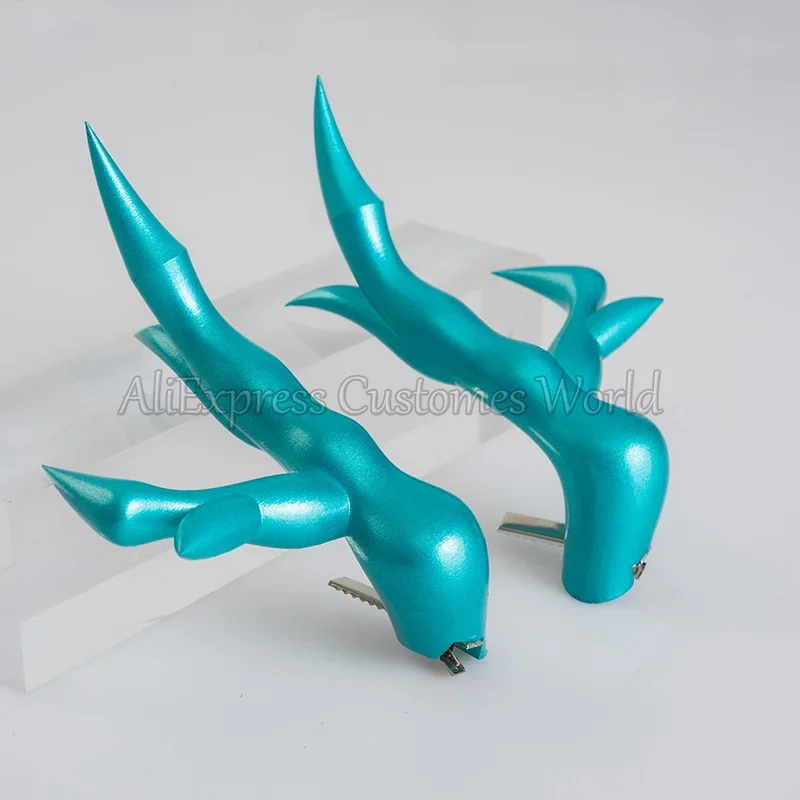 MN1 أنيمي الفرسان الغسق المشغل لعبة الغسق تأثيري حلي ذيول الباروكات قرون حفلة الهالوين شيونغسام الزي للنساء الرجال 9 * Jy