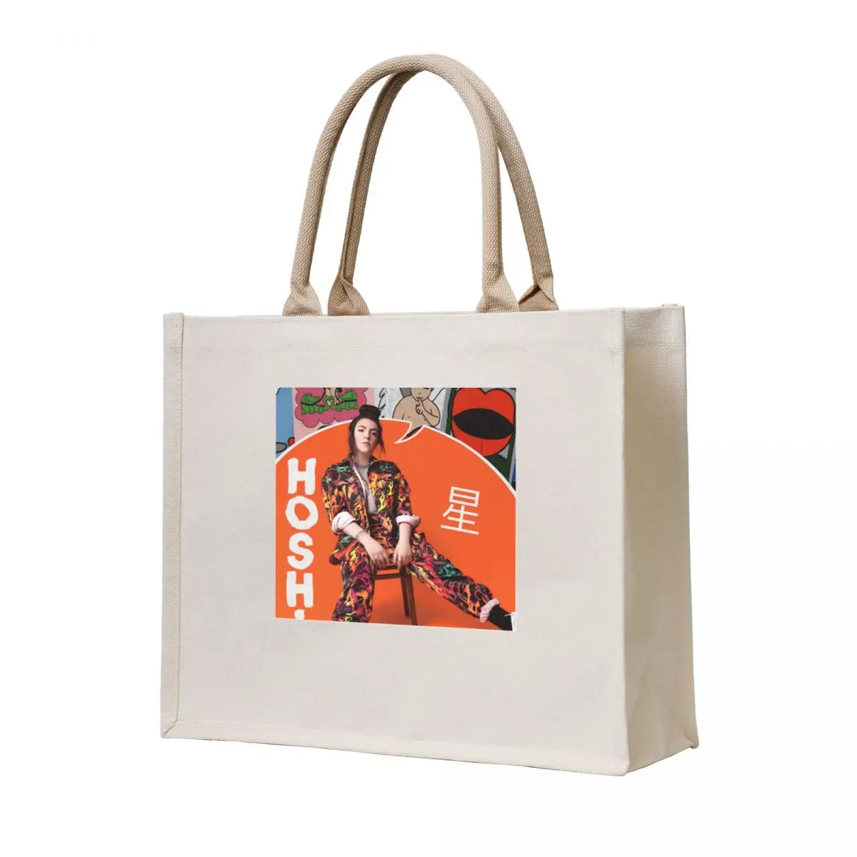 

HOSHI French Artist Hoshi France Tote Bag Portable shopping bag handbag bags for women custom bags