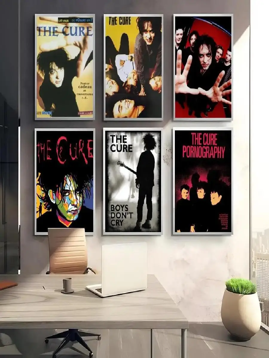 The Cure Painting Calligraphy Canvas Poster Crease Free Waterproof Durable All Space Wall Decor