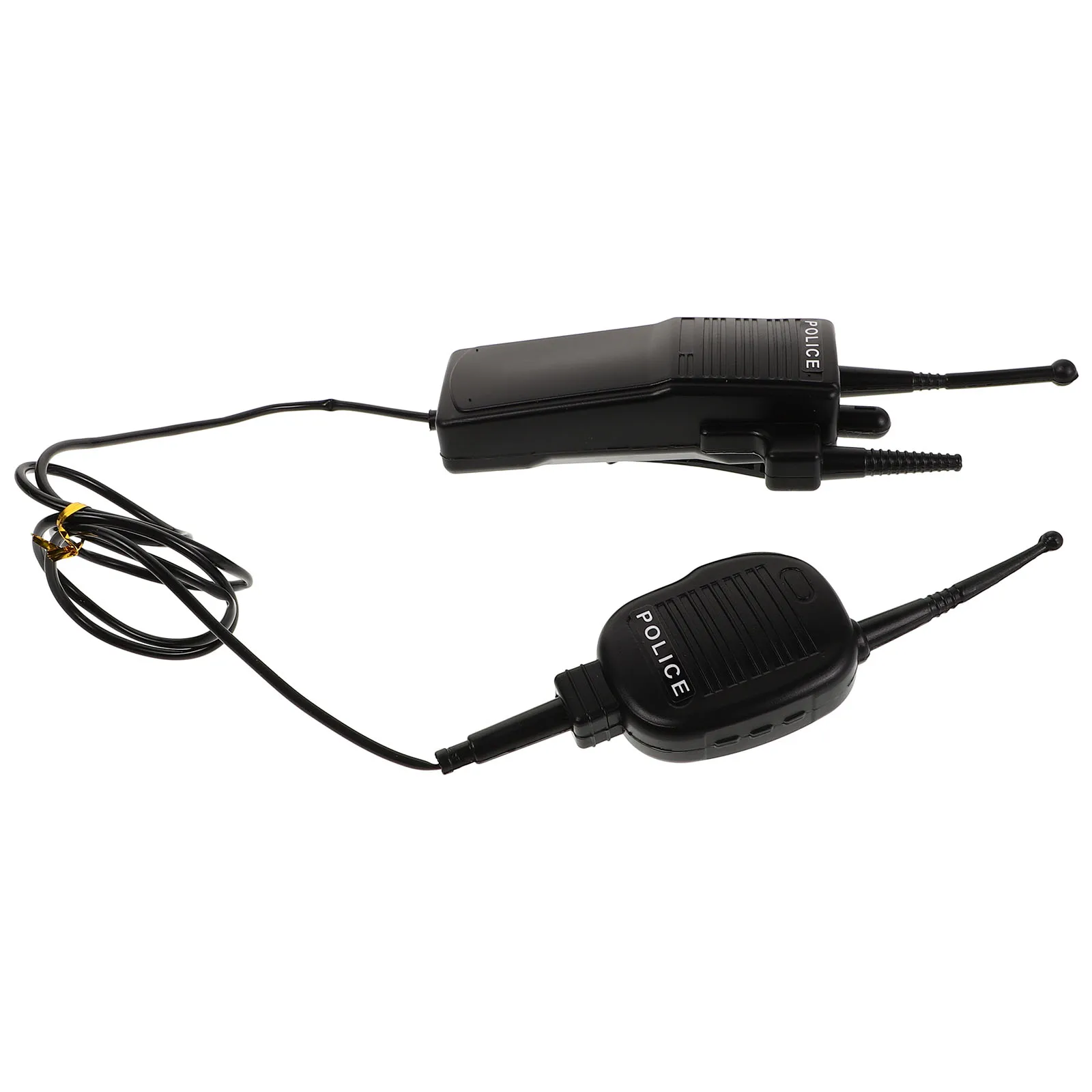 واقعية الشرطة الاطفال زي الدعامة اللباس الملحقات هالوين التظاهر اللعب مجموعات الالعاب الشرطة والعتاد راديو لعب الأدوار