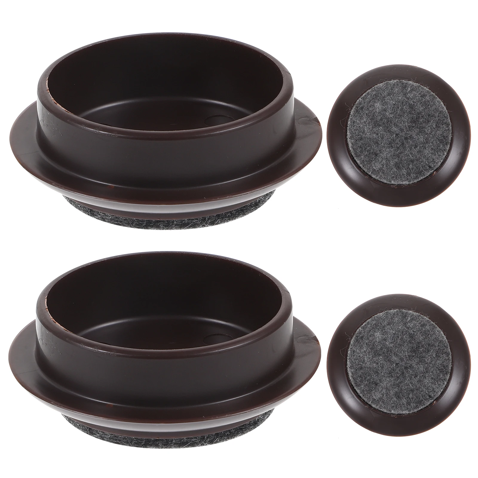 

4pcs Furniture Caster Cups Non Slip Floor Protectors For Hardwood Carpet Chair Table Bed Legs Furniture Stoppers Wheel Casters