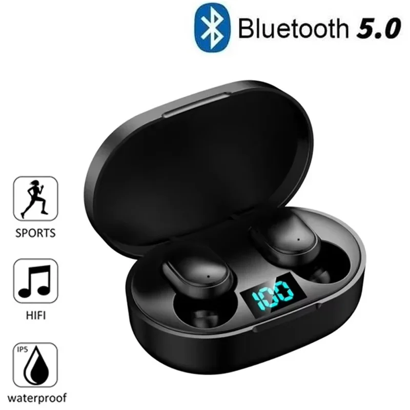 A6S TWS Earbuds Wireless Bluetooth Headset Touch Control Earphone With HD Mic Headphones Sports Waterproof Earphones For iPhone
