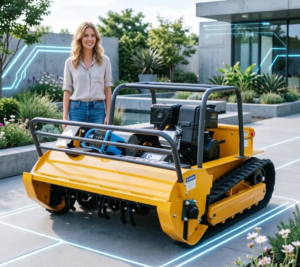 

Customized Household Petrol Lawn Mower Daily Use Fuel Powered Mower For Family Garden