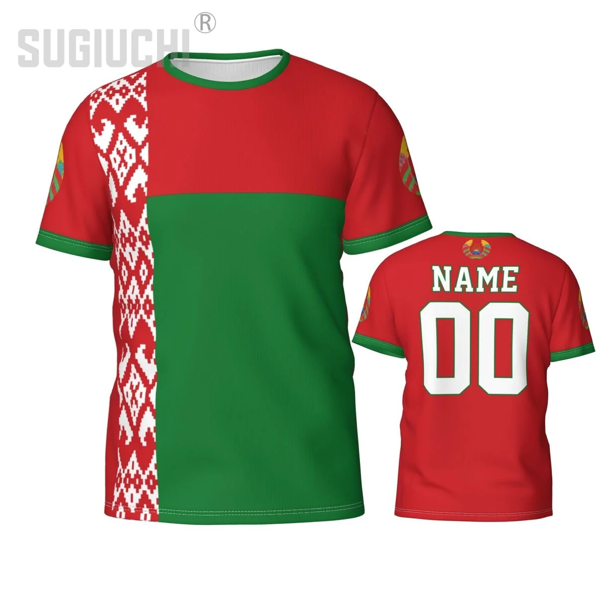 Custom Name Number Belarus Flag Emblem 3D T-shirts For Men Women Tees team Clothes Soccer Football Fans Gift T shirt