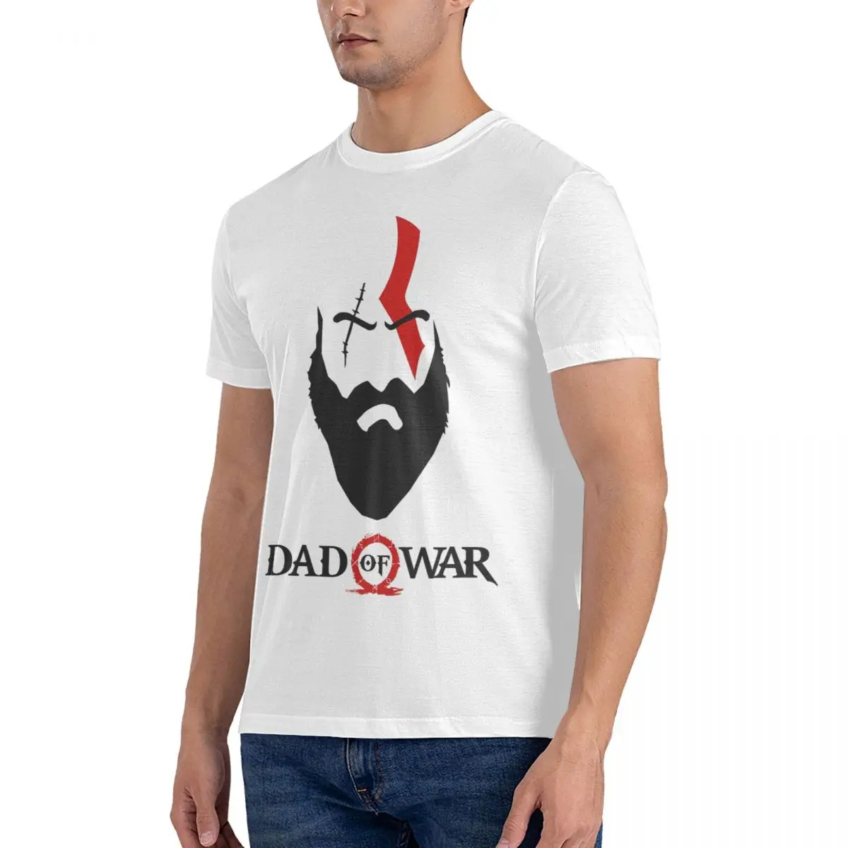 Ragnarok T-Shirt for Men God Of War Awesome 100% Cotton Tee Shirt Crewneck Short Sleeve T Shirt Party Tops