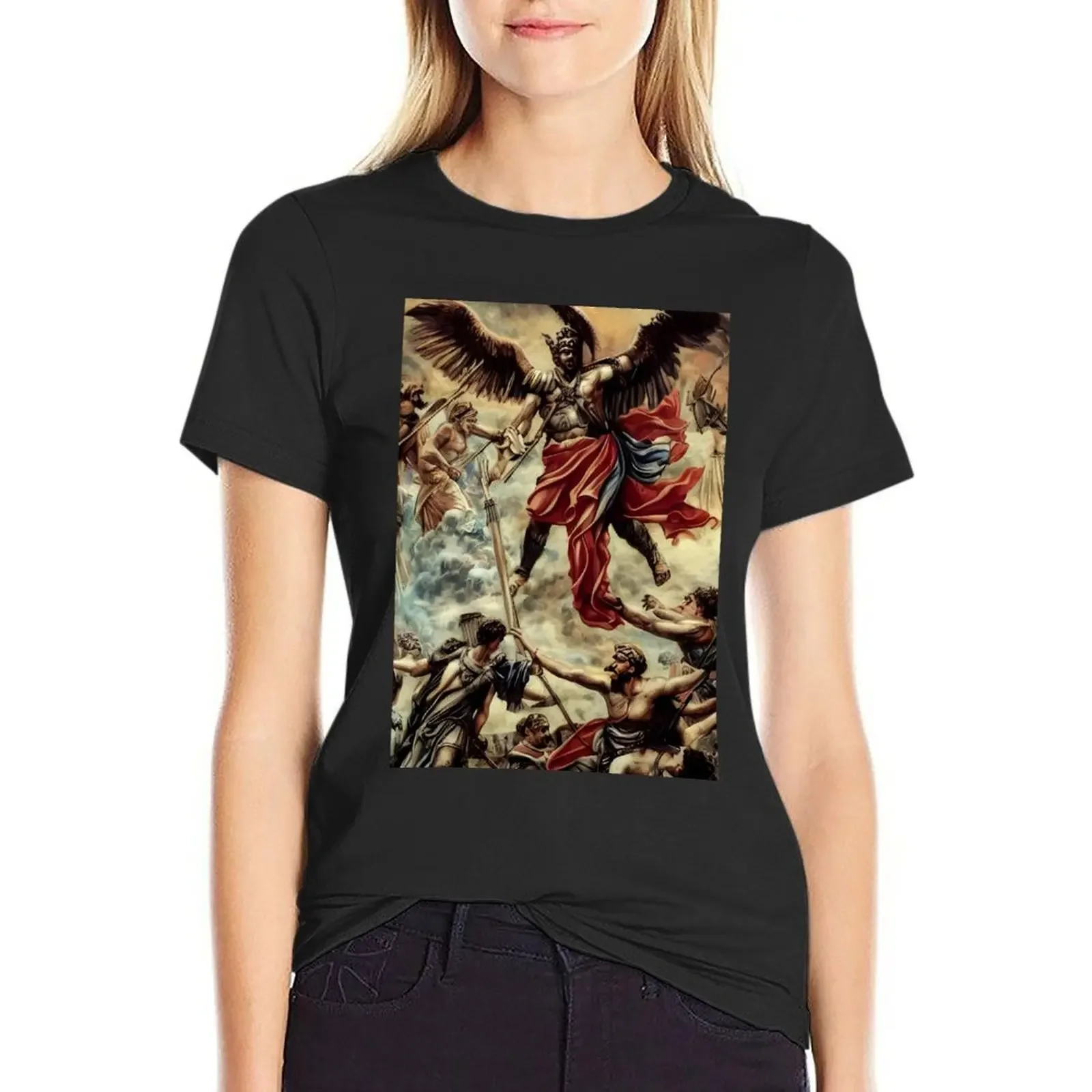 

Mythology T-Shirt summer top plus sizes customs clothes for Women