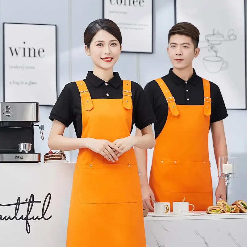 Customized your logo new fashion casual men and women Cotton apron