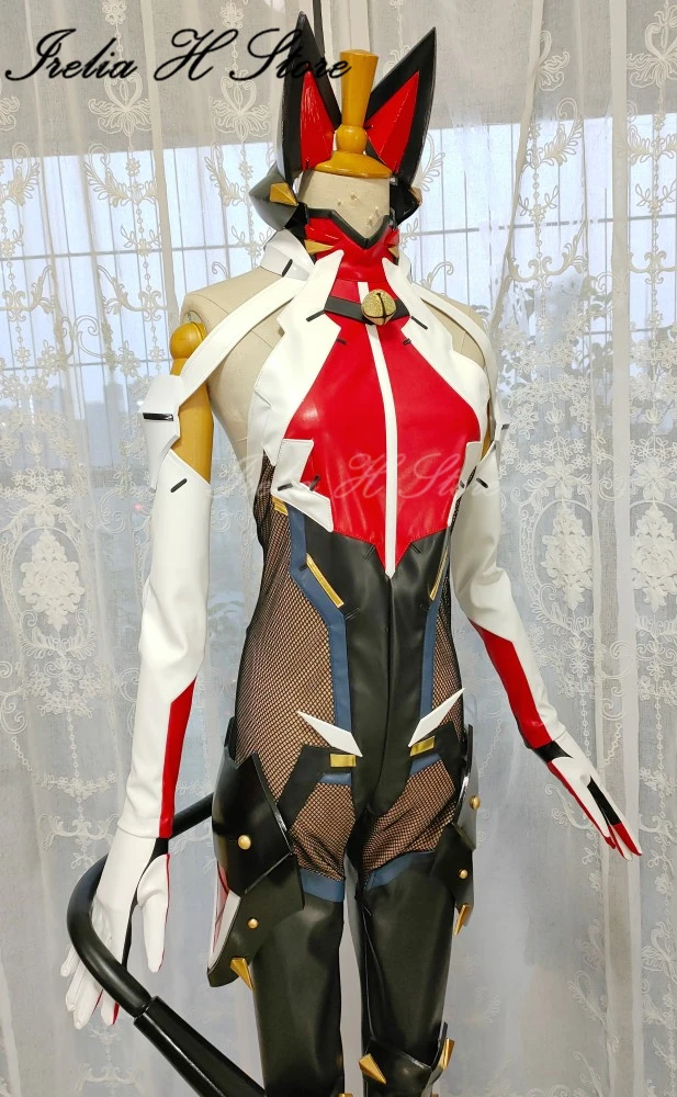 Irelia H Store Custom size Action Taimanin Homare Nao Cosplay Costume with shoes sexy jumpsuit Anime