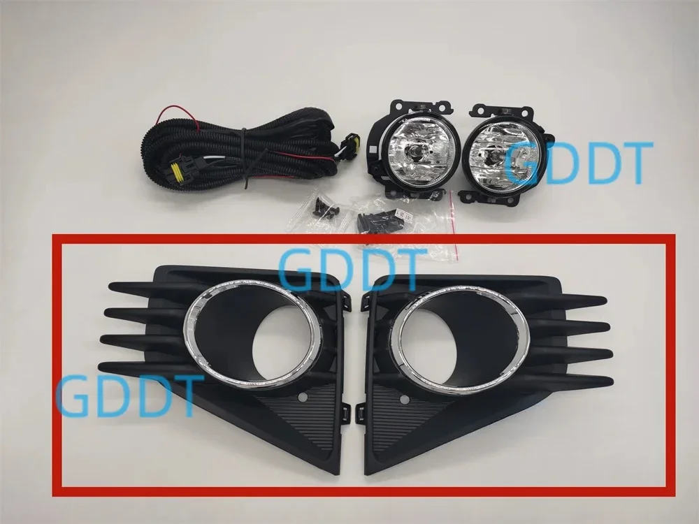 2 Pieces Chrome Front Lamp Cover for Mirage 2020-ON Light Cover
