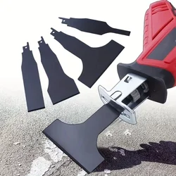 4PC Heavy Duty Reciprocating Saw Blade Set for Steel Tile Putty Removal Wall Ground Scraping