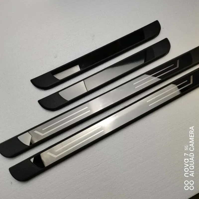 

FOR Volkswagen Polo 2011-2012 2013 2014 2015 2016 2017 2018 2019 Car Accessories Door Sill Pedal Scuff Plate Guard Protector