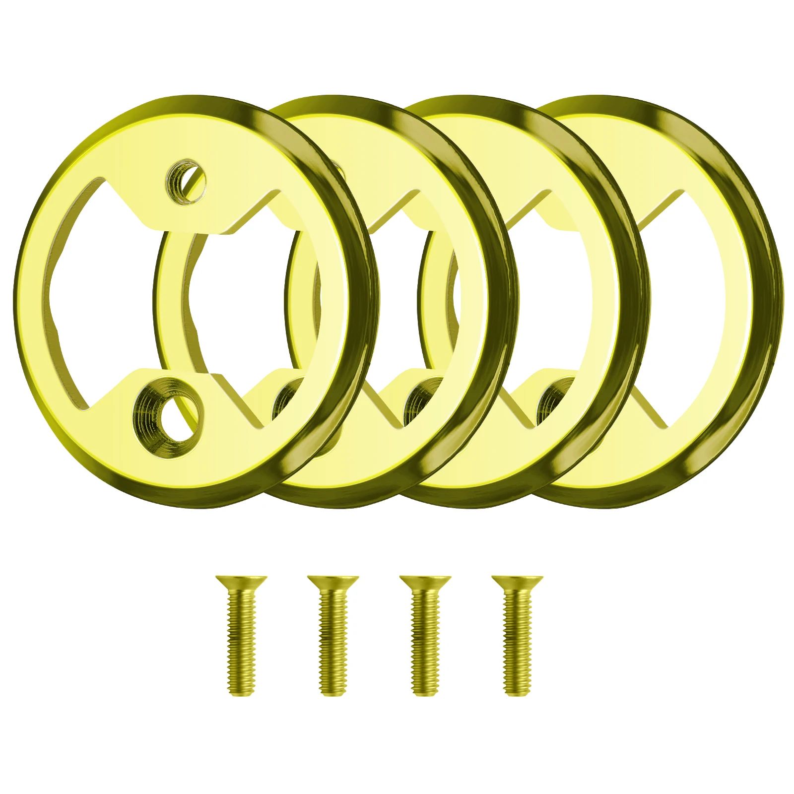 

Light Weight Titanium Alloy Pedal Plates, Self-Locking, for MTB Bike Bicycle Pedals Cleats Wahoo Comp Zero Aero Nano