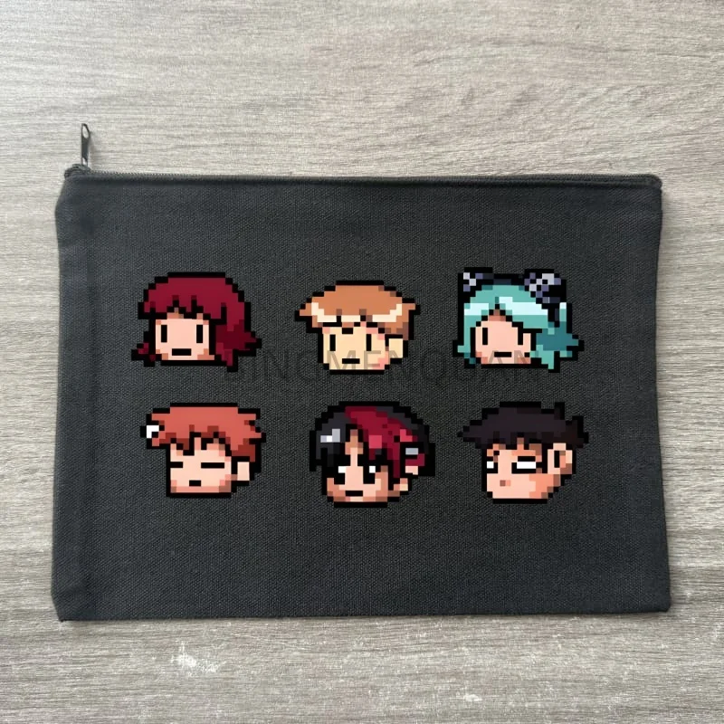 

Scott Pilgrim Sublimation Blank Canvas Makeup Bags Zipper Pouch Pencil Case Blank Craft Bags Cosmetic Pouch For