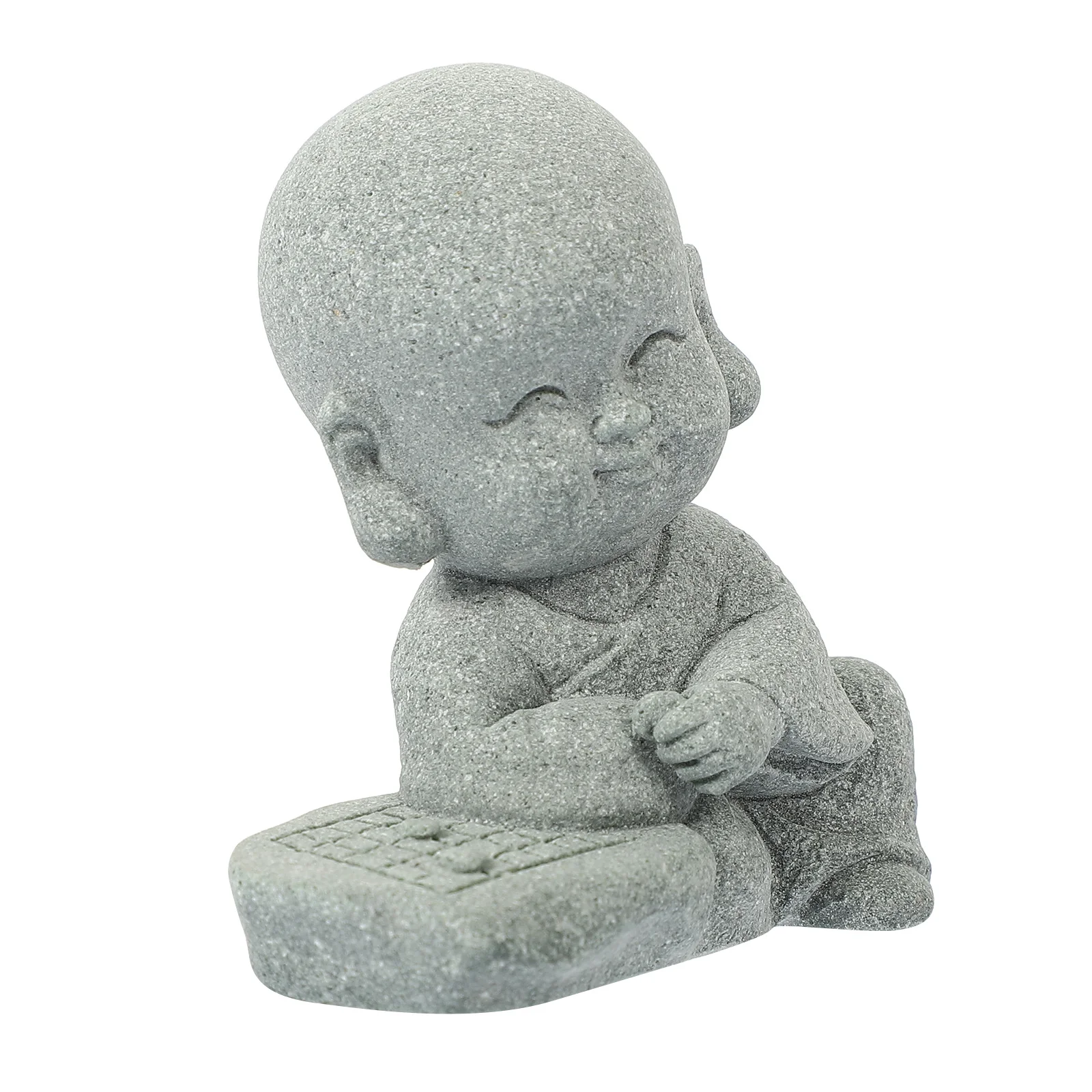 

Mini Monk Figure Premium Material Smooth Surface Long-Lasting Use Ideal for Aquarium Dorm Decoration Meticulous Detail Vivid