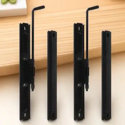 2Pairs Universal Vehicle Seat Slider Track Kit Adjustable Seat Mounting Rails for Car Bucket Racing Off- Utv Seats view 6