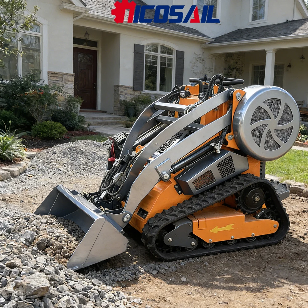 

Nicosail Mini Skid Steer Loader for Farm Garden Construction Multipurpose Work High Efficiency