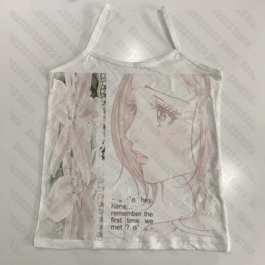 Camiseta sin mangas con estampado Retro estético para bebé, ropa de verano para mujer, camisetas sin mangas Punk gótico Trashy, Tops cortos, ropa de calle, chaleco estilo Y2k de los años 2000