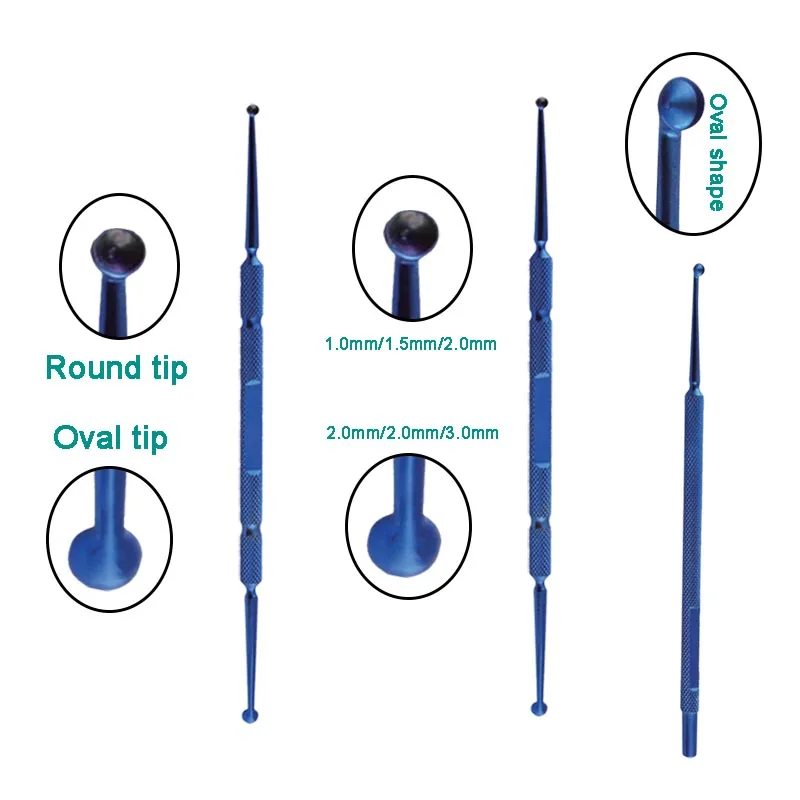 

Офтальмологический халазион Curette орального типа круглый тип Curette офтальмологический брикет