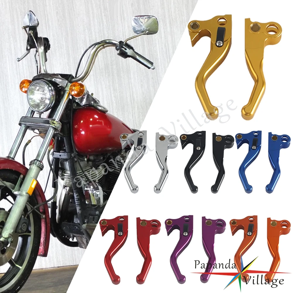 

CNC Shorty Hand Control Lever Kit Brake Clutch Levers For Harley Sportster Dyna Low Rider FXDL Electra Glide Classic Special 82+