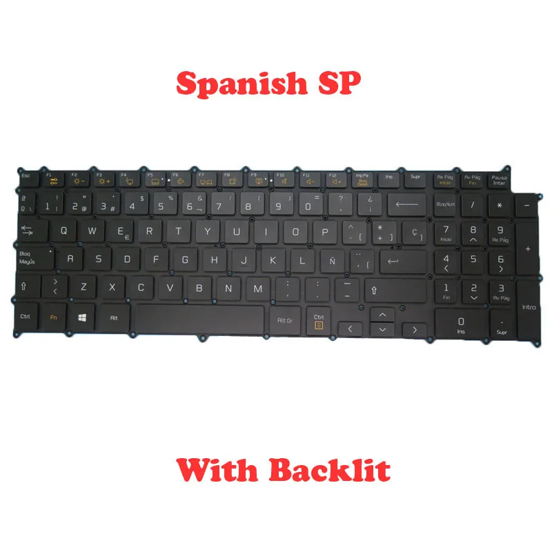 Backlit Keyboard For LG 17Z90N 17ZD90N 17ZD90N-V N.APS8U1 N.APS9U1 R.AAC8U1 R.AAC8U1 R.ARS6U1 V.A73J1 V.AA5D V.AP77G VA50K VA52J