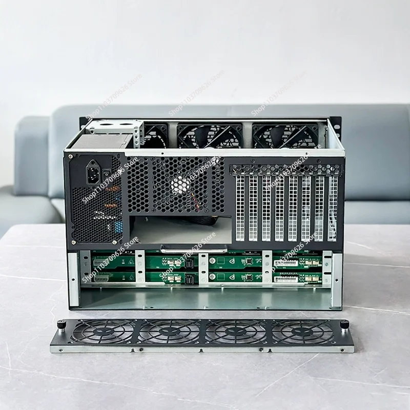 12 Bay NAS Chassis, ATX Motherboard, ATX Power Supply, 8 Full Height Slots, Enterprise Home Qunhui AIO Server