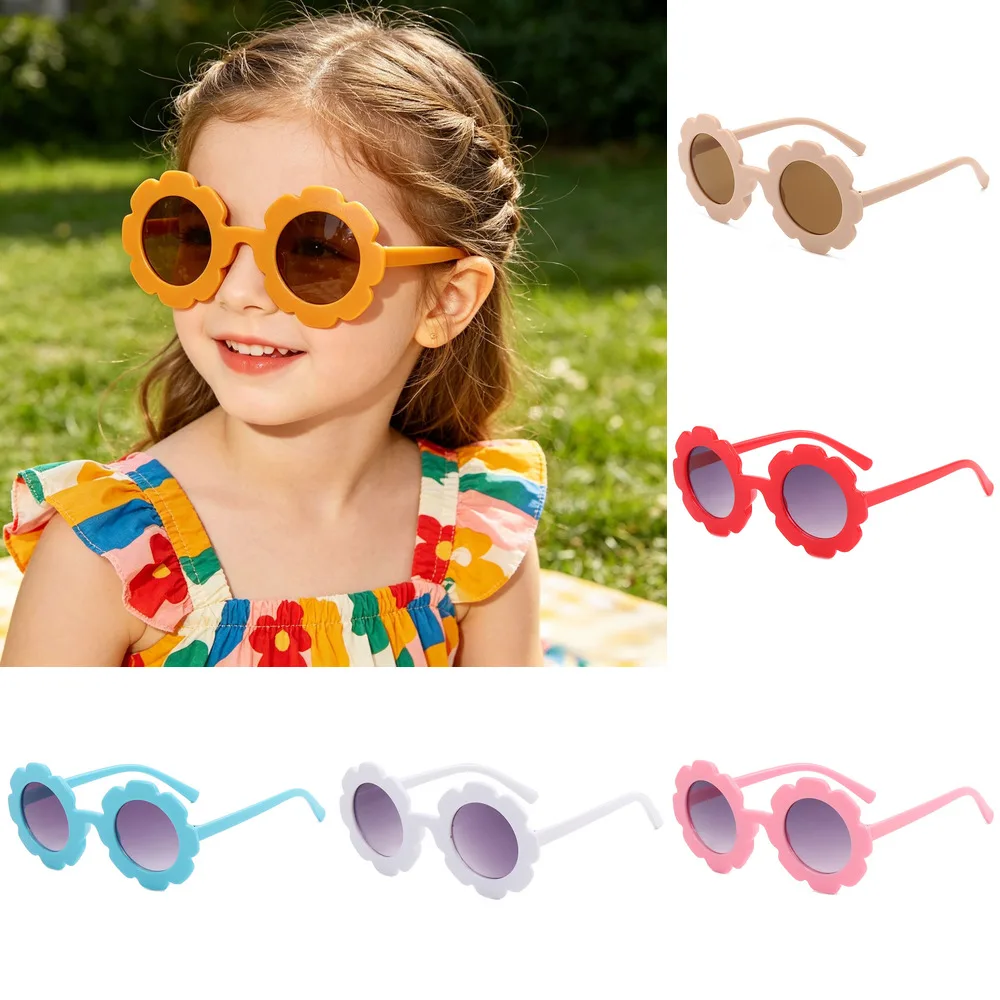 2026 UV400 Children's frosted macaron color series  new baby sunglasses cute and trendy children's sunglasses