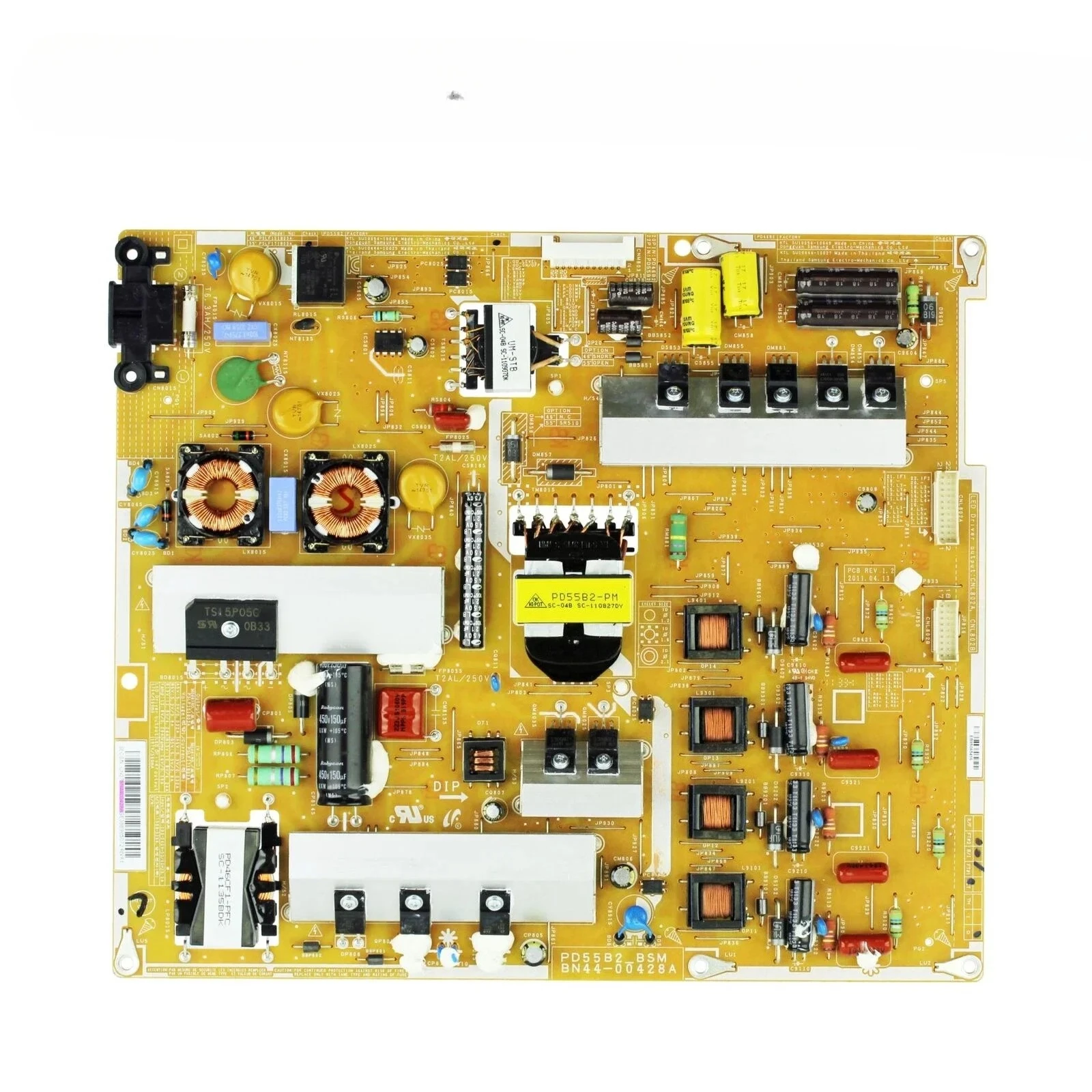 

Оригинальная плата питания PD55B2_BSM BN44-00428A = BN44-00428B PD55B2_BHS подходит для UA55D8000YJ UA55D7000LJ UA55D6400UJ UA55D7000LM