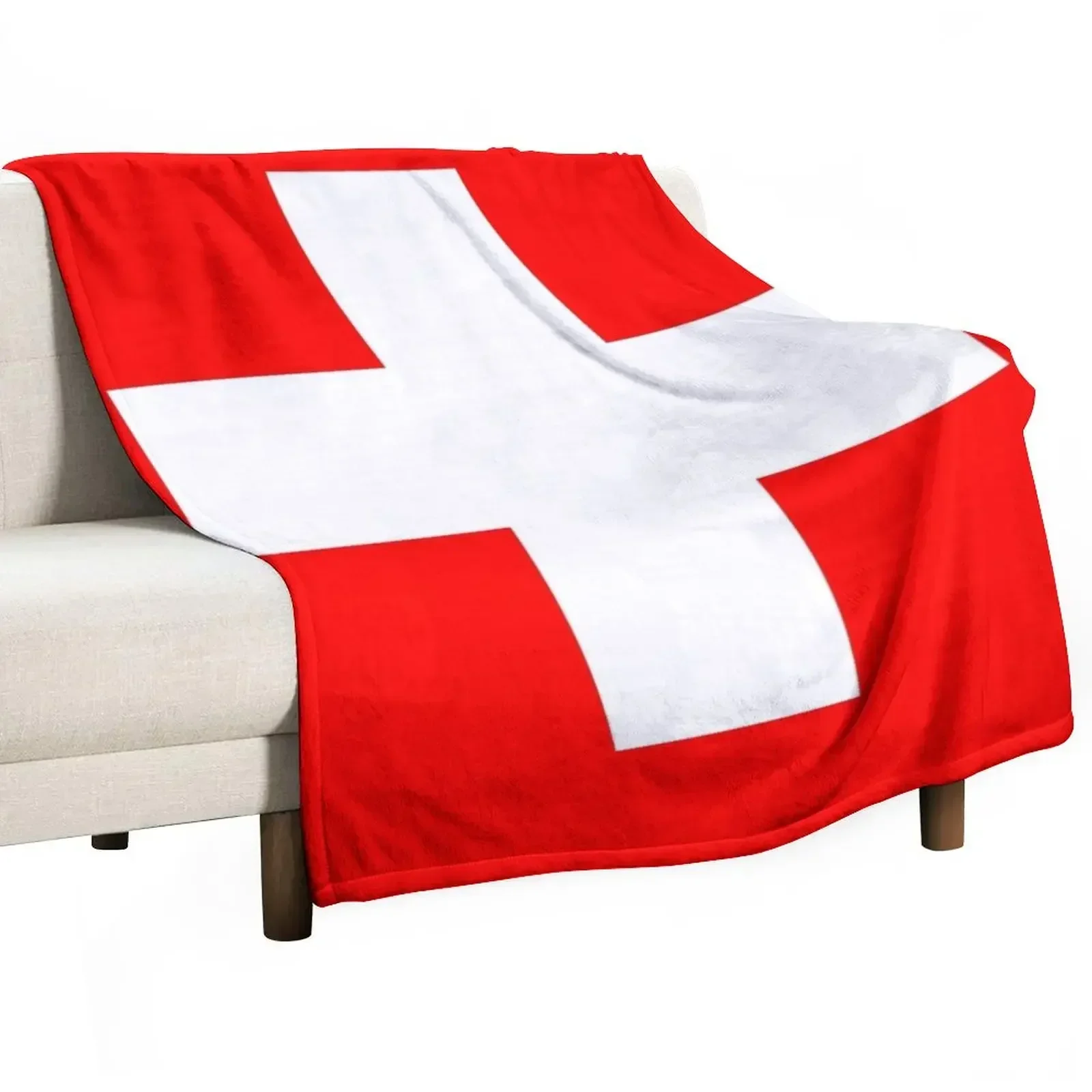 

Switzerland Flag Throw Blanket Heavy Camping Blankets For Baby Blankets