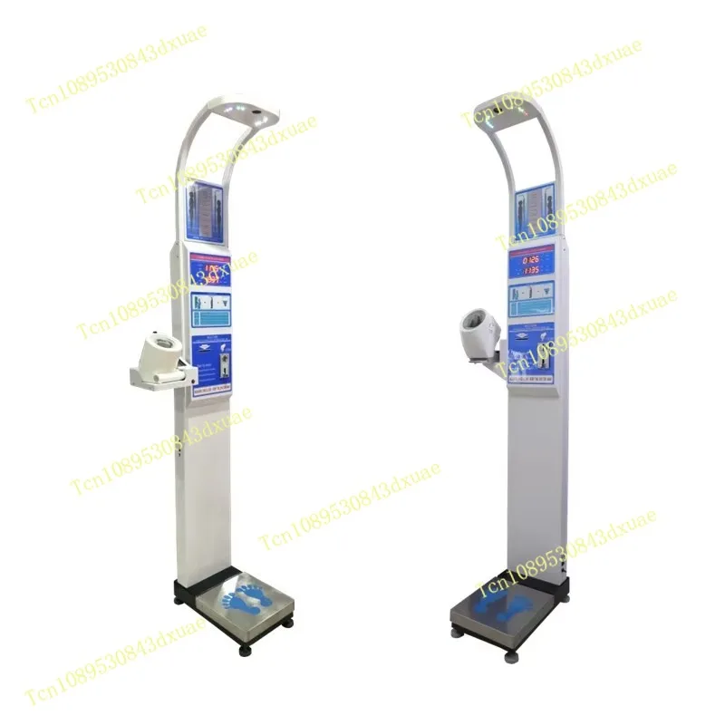 Adult Automatic Coin Operated Ultrasonic Height Weight BMI Machine BP Body Scale Vending System for Health Check