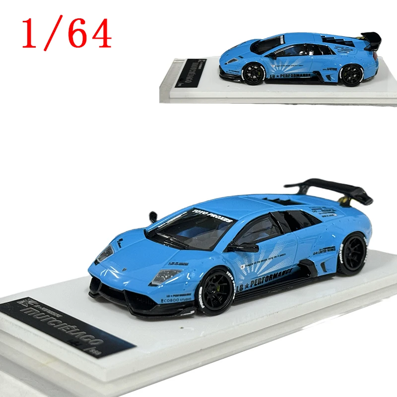 Diecast modelo de carro onemodel 1/64 lamborghini 670 carro modei bat carro esportivo modificado de corpo largo veículos de jogo caixa original