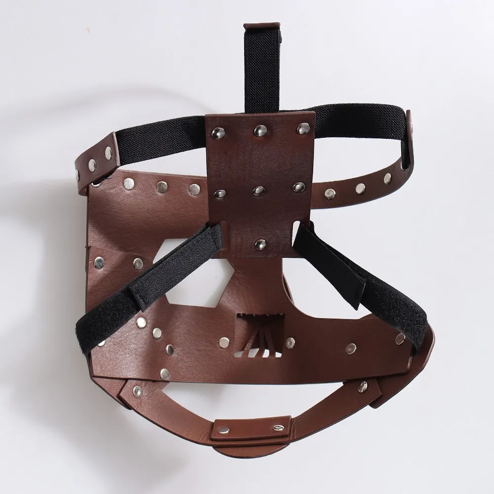 Masque de gladiateur de guerrier médiéval en cuir, Cosplay du mythe égyptien romain, casque rétro, accessoires de Costume de fête de carnaval d'halloween