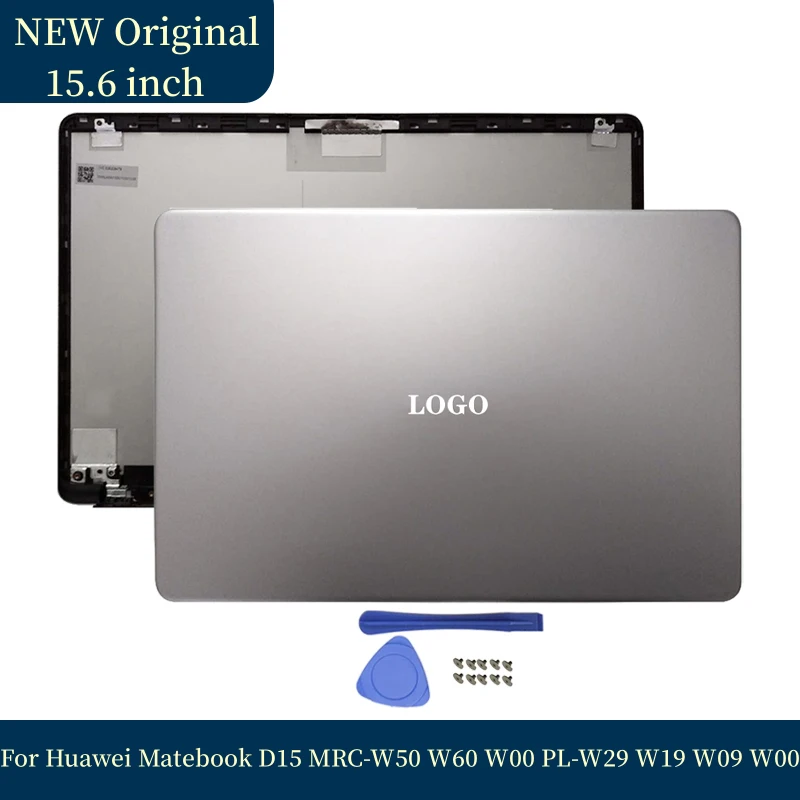 

Новые аксессуары для ноутбука, задняя крышка для ноутбука Huawei Matebook D15 MRC-W50 W60 W00 PL-W29 W19 W09 W00, серебристый чехол для ноутбука