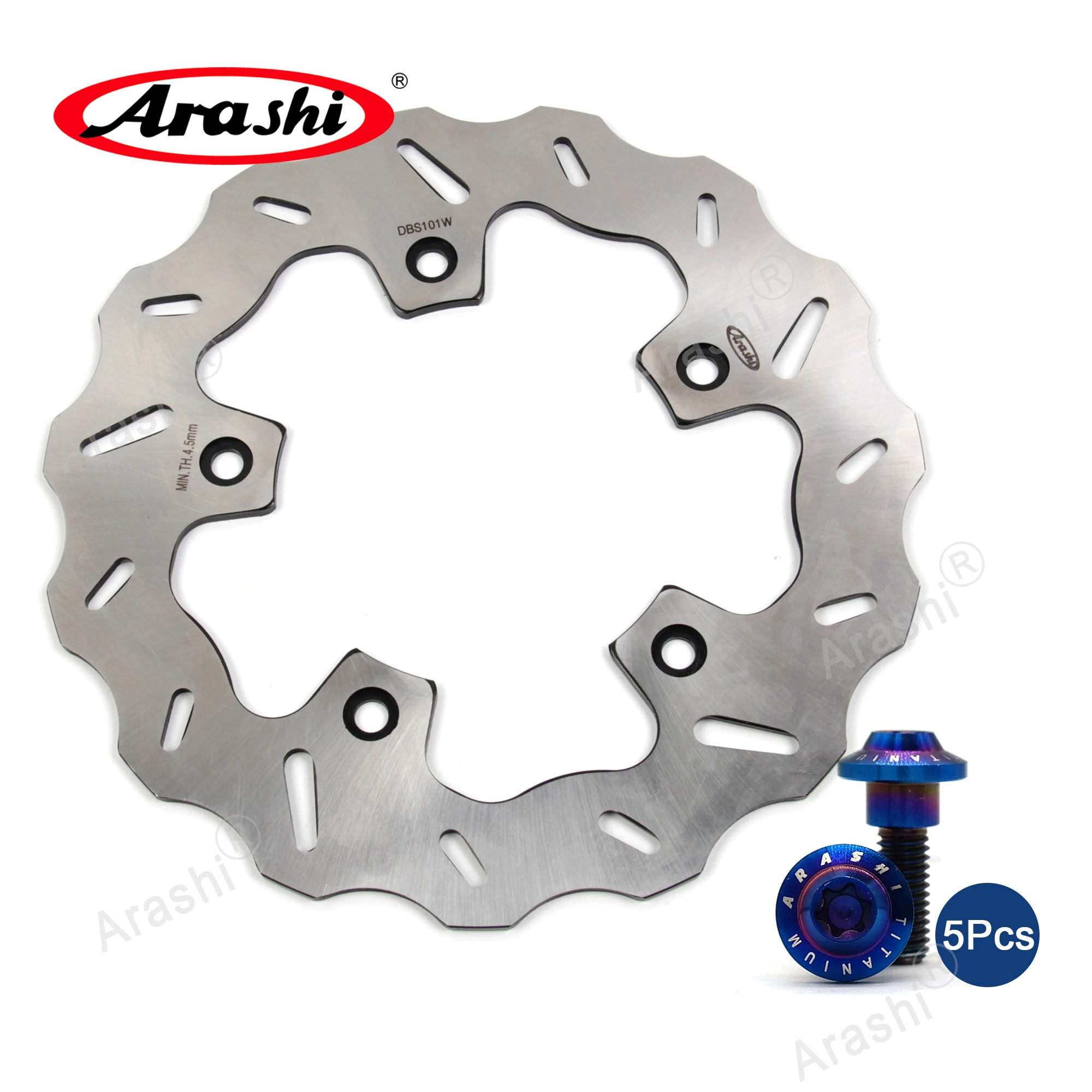 Rear Rotor For Yamaha XP TMAX IRON MAX ABS 2016 / TMAX 530 SX ABS 2017 2018 2019 Arashi 282mm Rear Brake Disc Disk