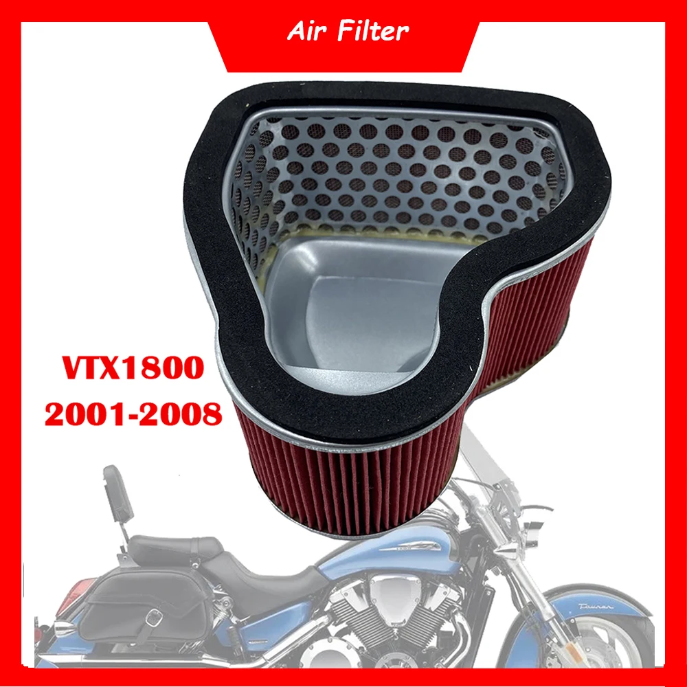 

Motorcycle Replacement Engine Air Filter Cleaner VTX1800 Air Intake Filter Element For Honda VTX1800 VTX 1800 2001-2008