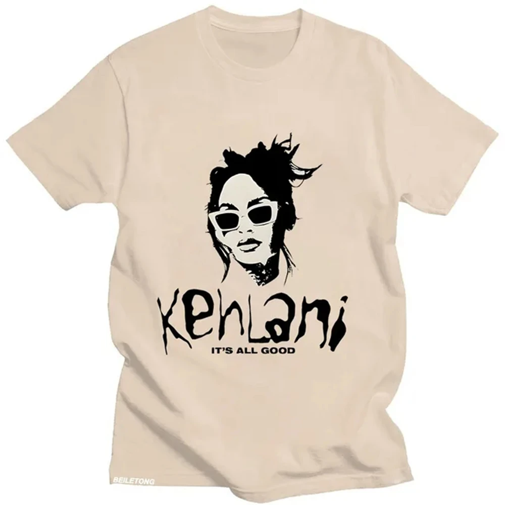 Kehlani T Shirt Funko Pop Aesthetic High Quality Tee-shirt Graphic Printing Casual Retro Tshirt Ropa Mujer O-neck Soft 80316