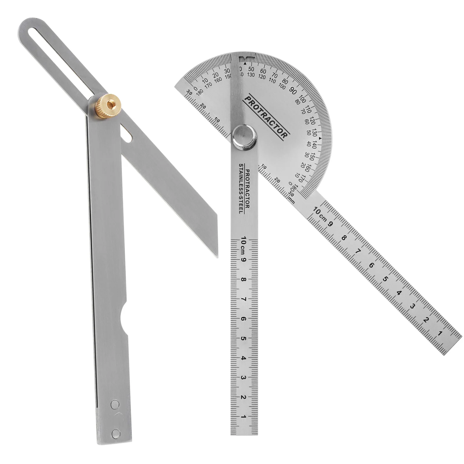 Carbon Steel Angle Ruler Protractor Metal Adjustable Sliding 6 Inch T Bevel Gauge Angle Finder Woodworking Tools Measuring Ruler