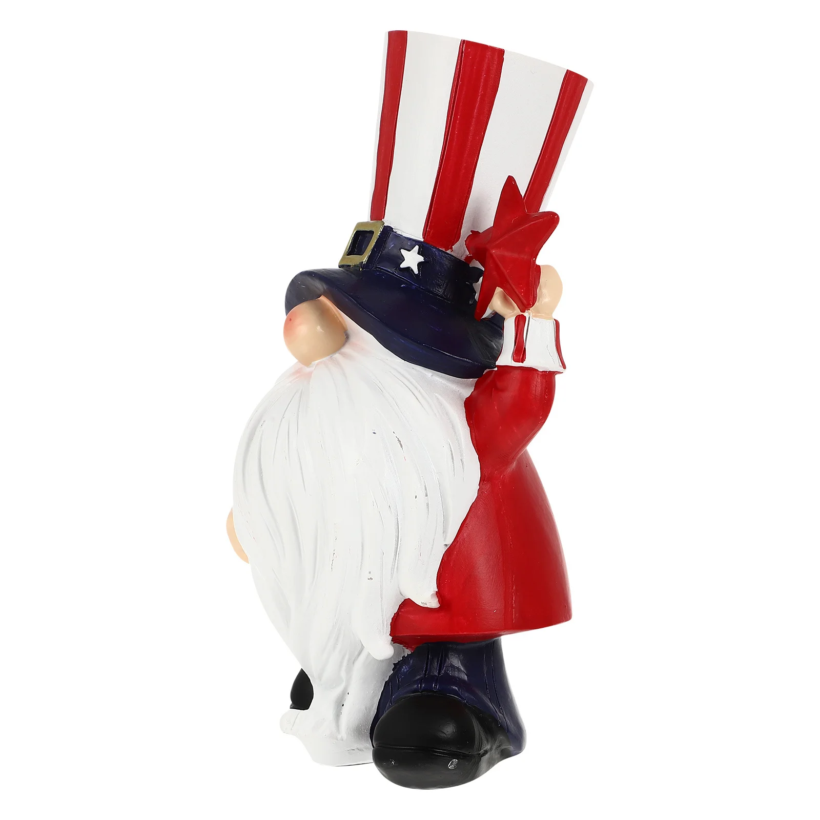 

1pcs Independence Independence Day Gnome Gnome Resin Dwarf Statue 4Th Of July Decoration Festival Adornment Patriotic