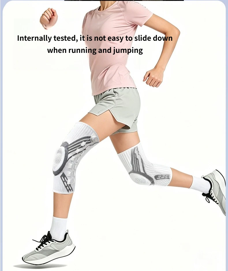 Professional Knee Brace Patella Support Joint Pain Relief Meniscus Support Compression Sleeve for Running Basketball Men Women