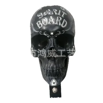 Motorcycle Helmet Skull Holder Black Skull Motorcycle Helmet Accessory