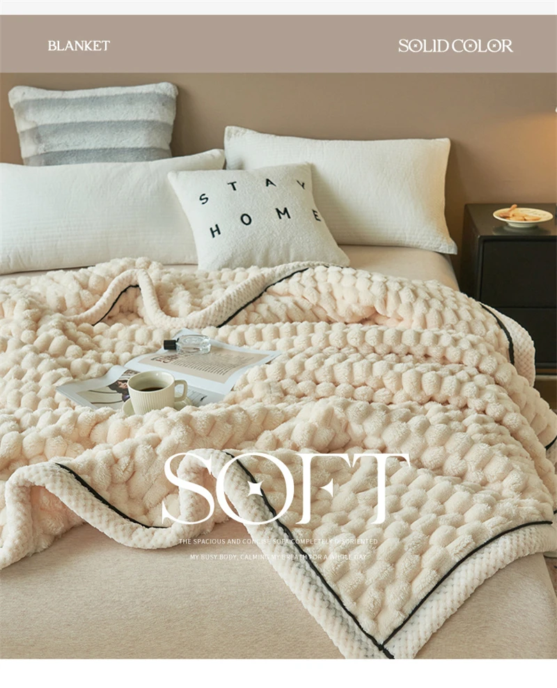 Turtle Velvet Spring Autumn Warm Blankets for Bed Soft Fluffy Comfortable Coral Velvet Throw Blanket Sofa Single Double Blanket
