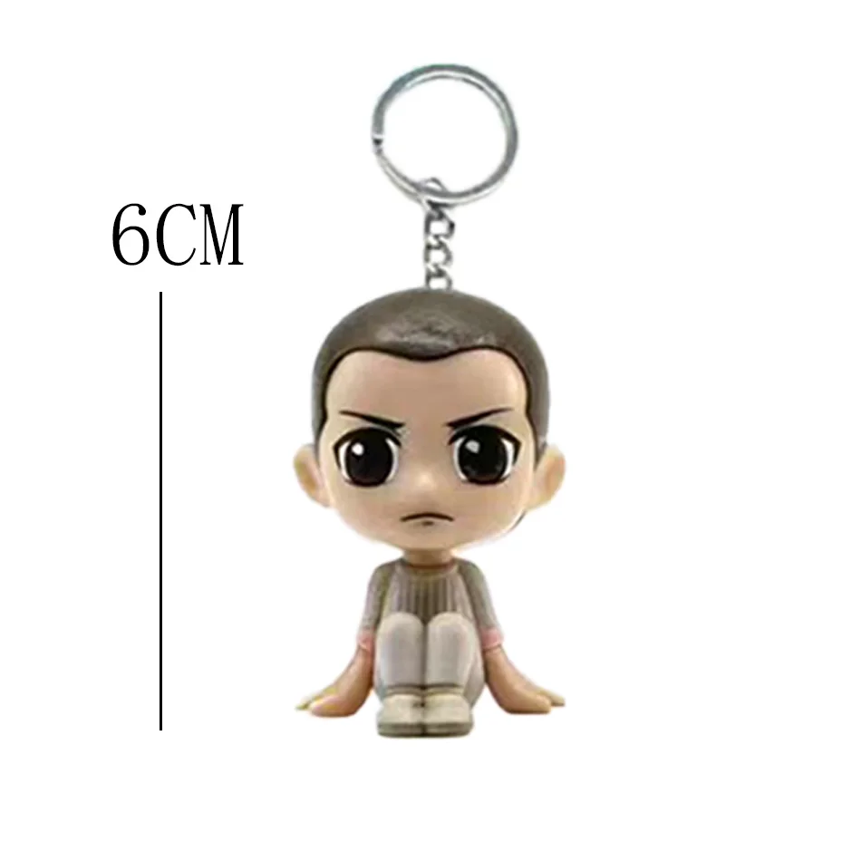 Gorąca seria figurek w niespodziance 1-8 szt. Stranger ELEVEN Demogorgon DUSTIN Barb Steve Robin Brelok Figurka Winylowa Model Zabawka do Kieszeni