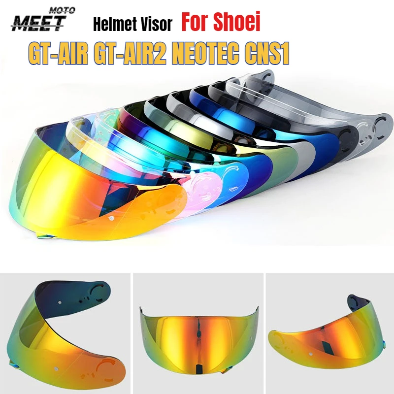 

Motorcycle Helmet Visor Lens Plating Lens Case for Shoei GT-Air Gt Air2 Neotec CNS-1 CNS1 TC- 5 TC- 9 Helmet Replacement Parts