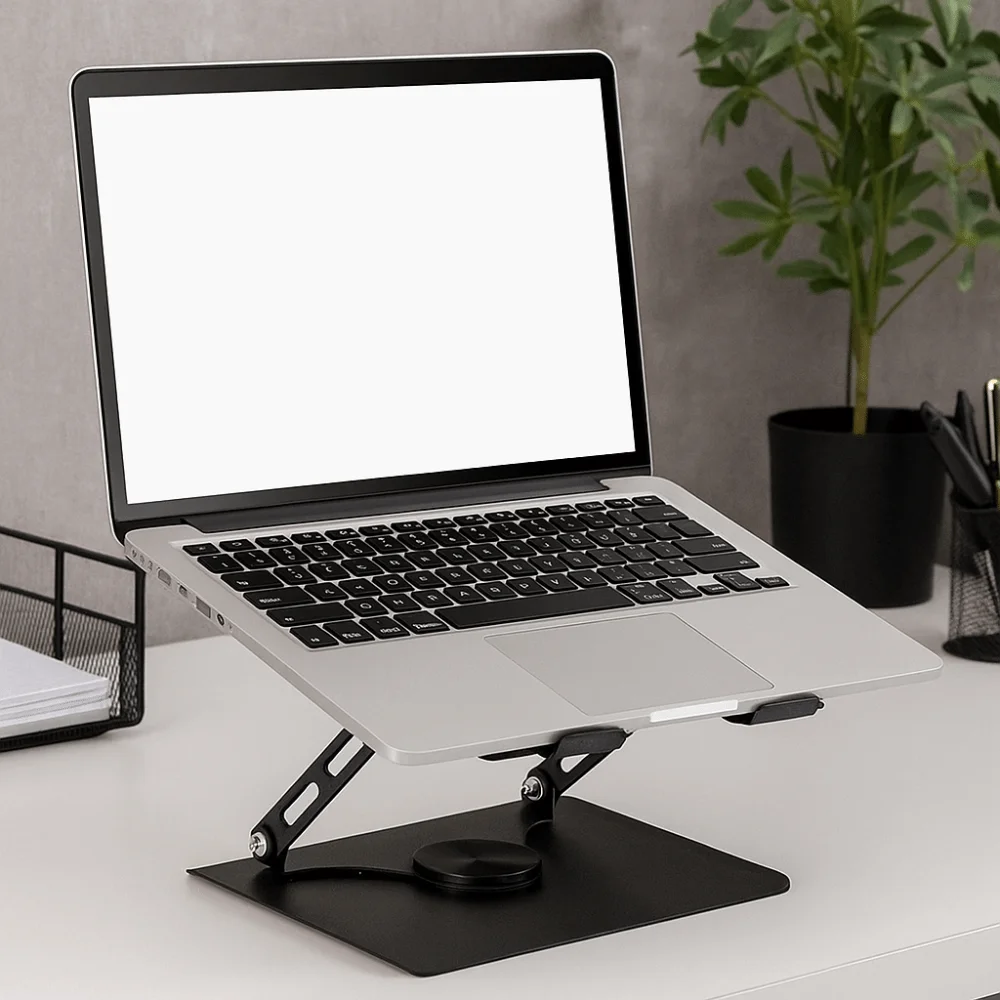 360 °   مروحة تبريد قابلة للدوران للكمبيوتر المحمول، قابلة للطي وقابلة للتعديل، قاعدة تبريد للكمبيوتر المحمول، حامل تبريد محمول #3