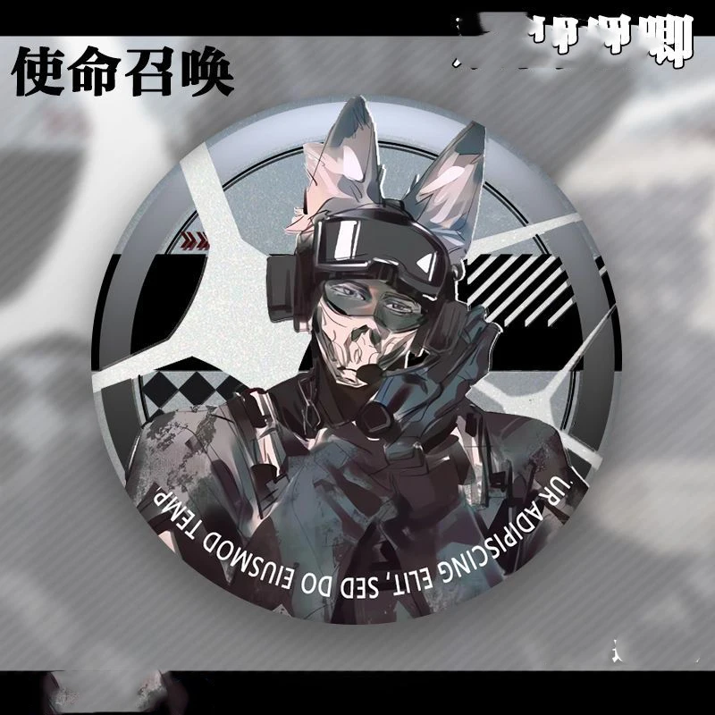 ของเล่นตุ๊กตาโลหะเคลือบลายการ์ตูน คอสเพลย์ เกม โกสต์ คีแกน โคนิก ฟิกเกอร์แอคชั่นการ์ตูน ของขวัญคริสต์มาสสำหรับเด็กและผู้ใหญ่