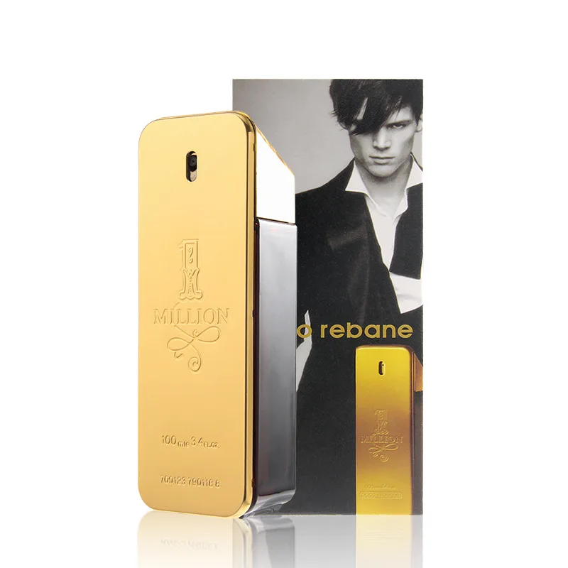 100ML Million Gold Hombre Perfume Lasting Strong Masculine Men Taste Strong Spicy Pheromone Cologne Body Spray