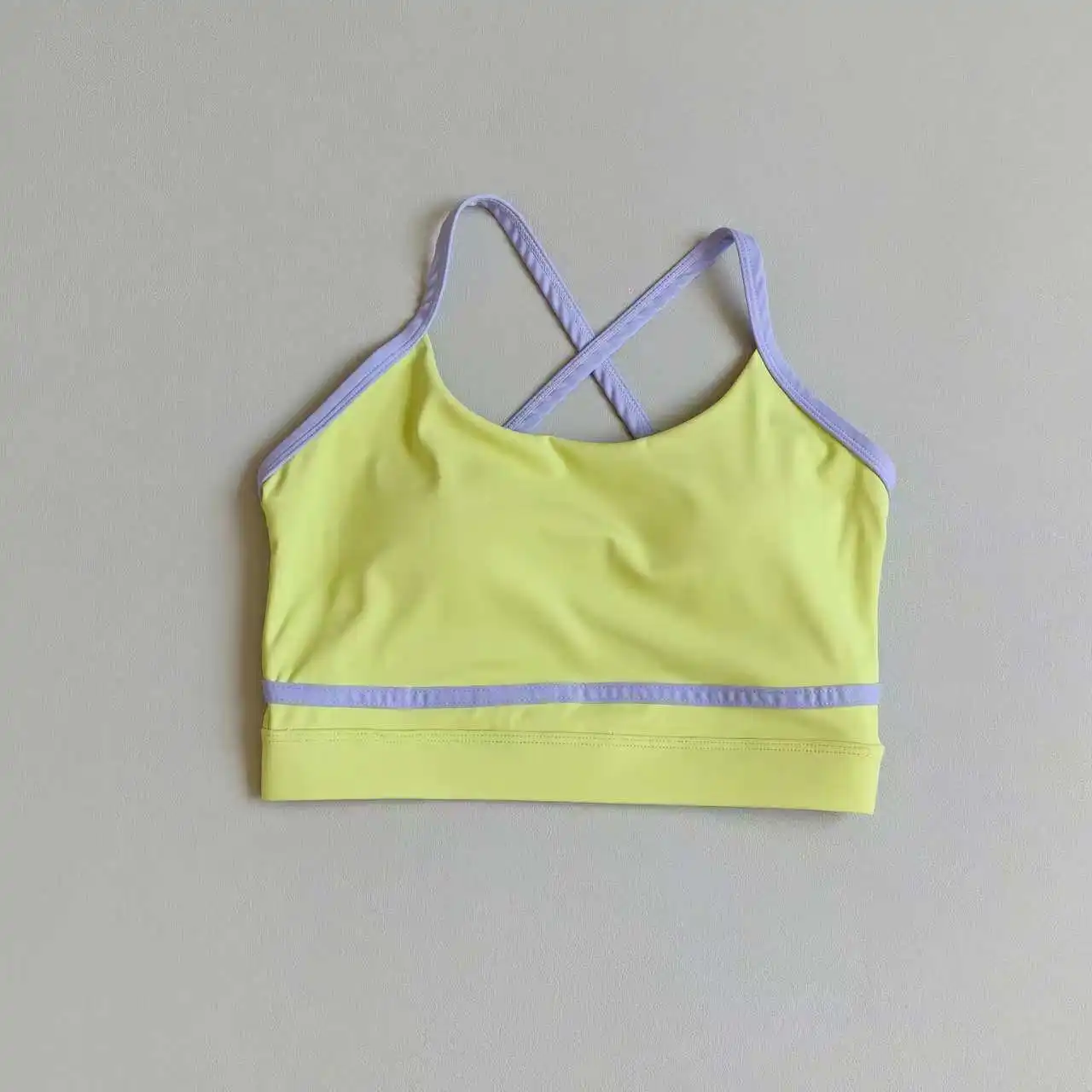 Stoßfester Push-Up-Sport-BH für Damen, schnelltrocknend, Lauf- und Yoga-Top, sexy Rückenfreies Fitness-Oberteil – Detail 3
